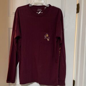 Original League Burgundy Long Sleeve Shirt Arizona State University